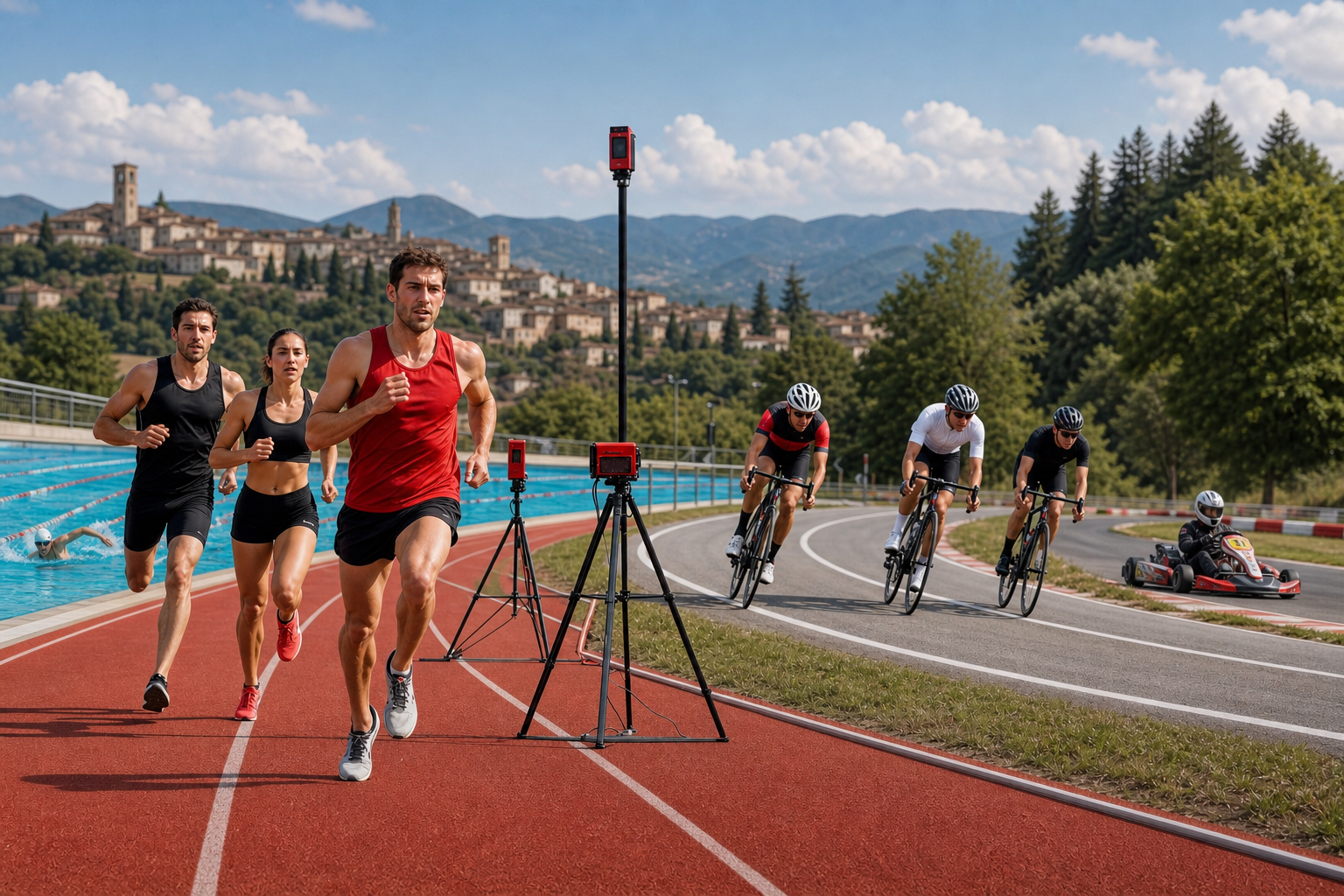 Atletica, nuoto, ciclismo e go-kart cronometrati da KronosTeramo